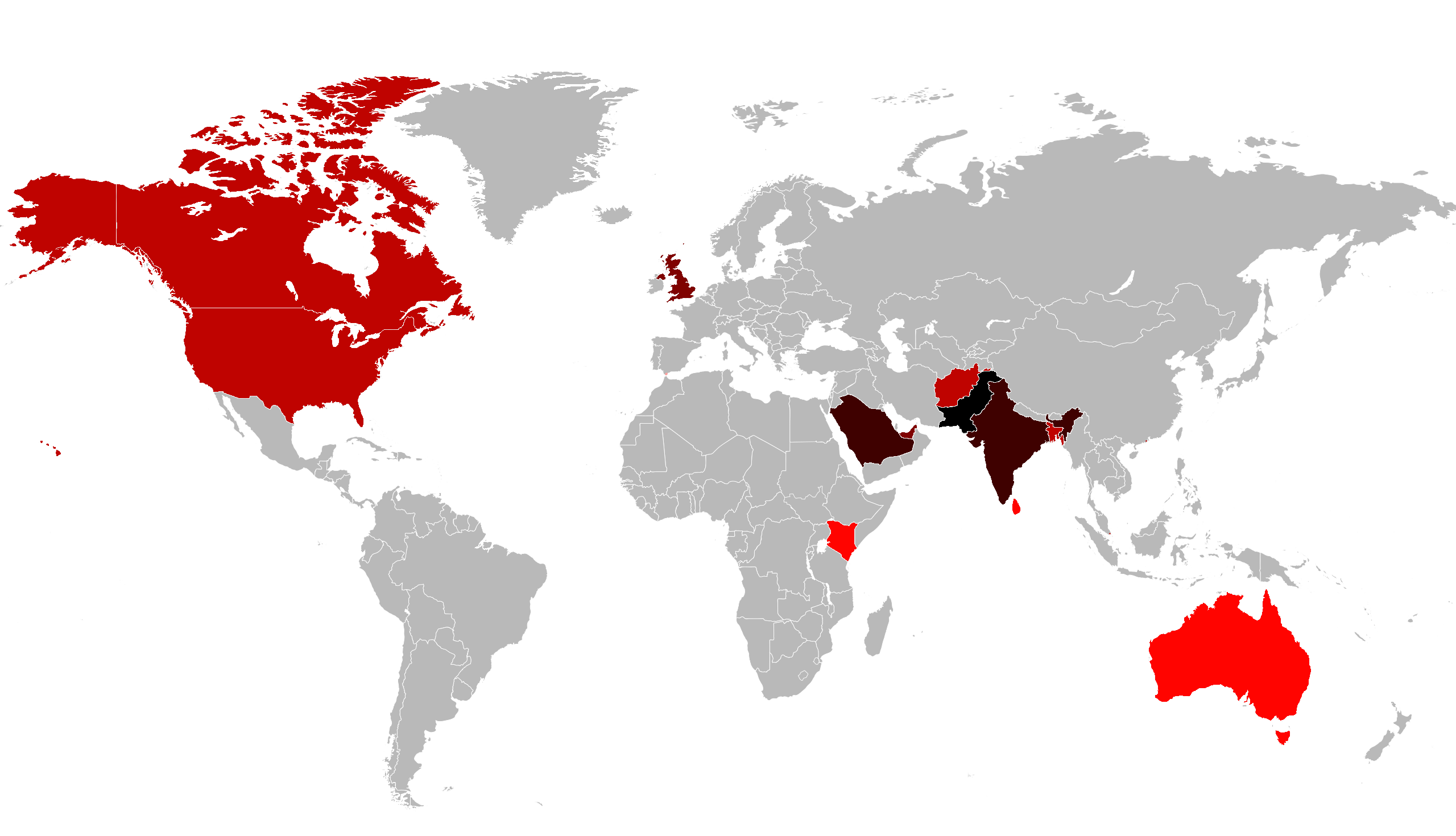 sindhi diaspora in the world map